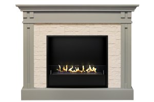 Биокамин в портале Firezo Cambridge Umbra grey, стандарт