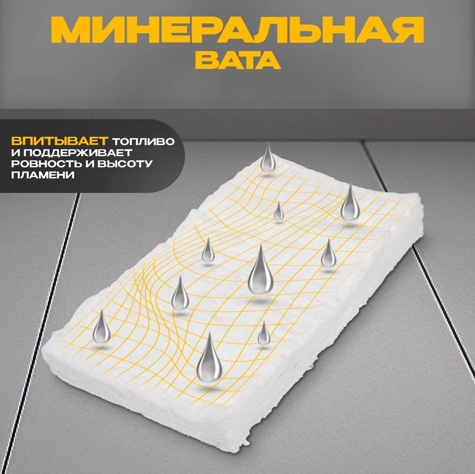Настенный биокамин MNL 900 Premium (стекло + стемалит + нить)