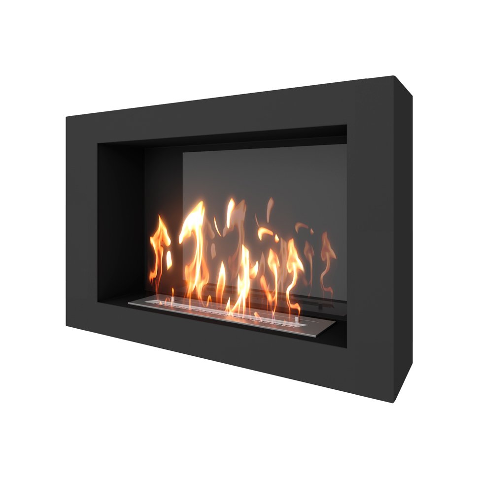 Биокамин SteelHeat WALL ONE 800 черный