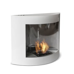 Настенный биокамин Totemic Heat Sculpture, белый