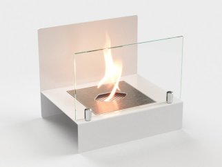Биокамин настольный Lux Fire Афиша М (белый)