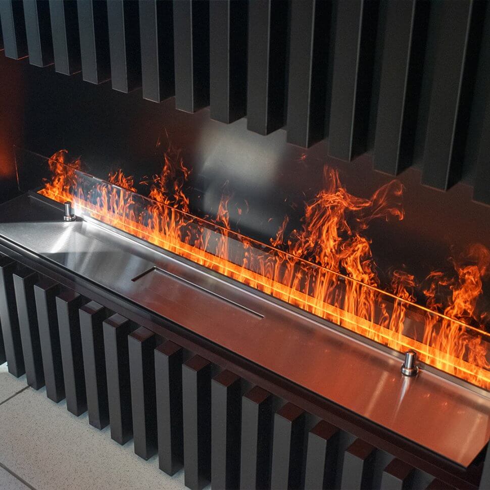 Электрический паровой очаг Schones Feuer 3D FireLine 1000 PRO черный