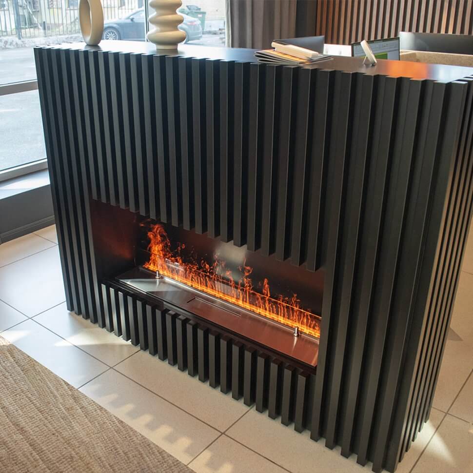 Электрический паровой очаг Schones Feuer 3D FireLine 1000 PRO черный