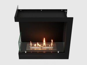Встроенный биокамин Lux Fire Угловой 490 S (левый угол)