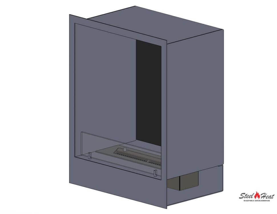12035C Биокамин встраиваемый в портал на заказ