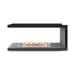 Торцевой сквозной биокамин Firezo Estremita finestra 1000, стандарт