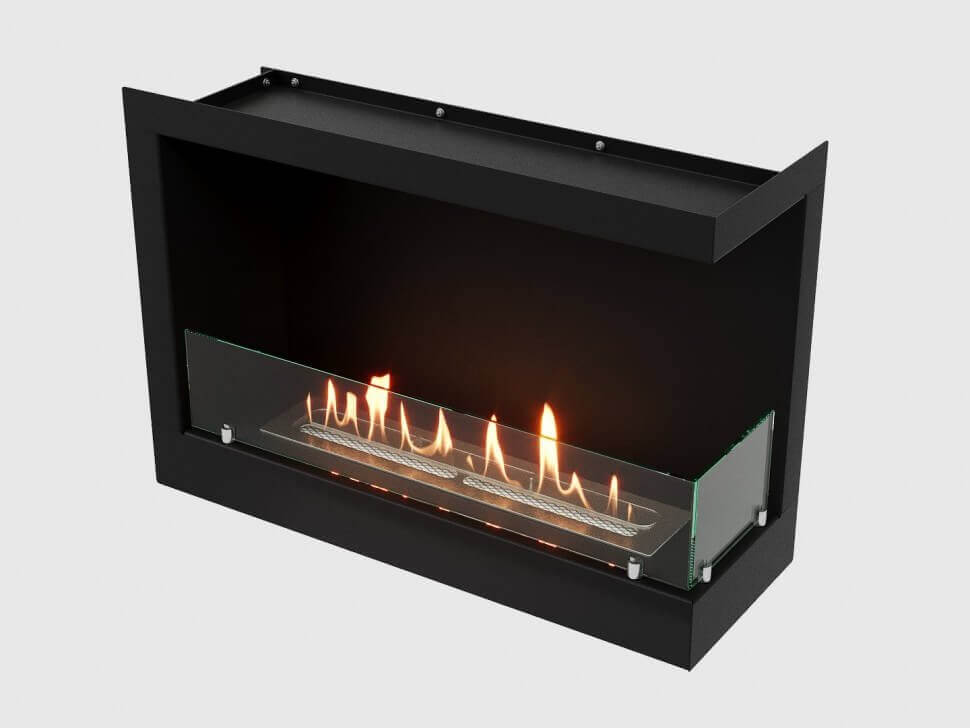 Встроенный биокамин Lux Fire Угловой 690 S (правый угол)