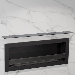 Стеклянная полка для биокамина Gray  1700