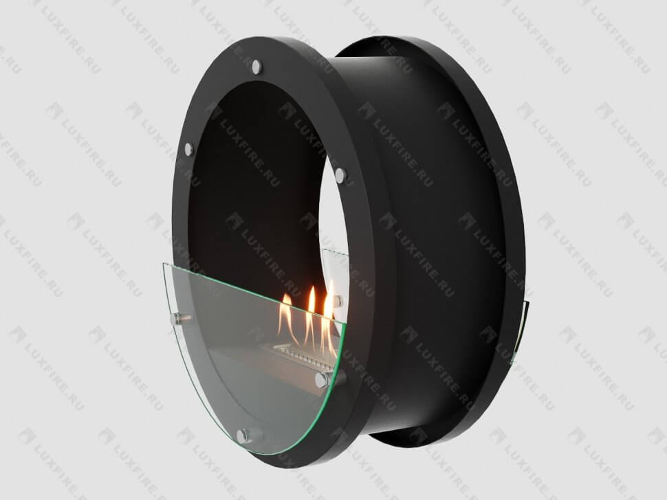 Встроенный сквозной биокамин Lux Fire Иллюзион 500 XS