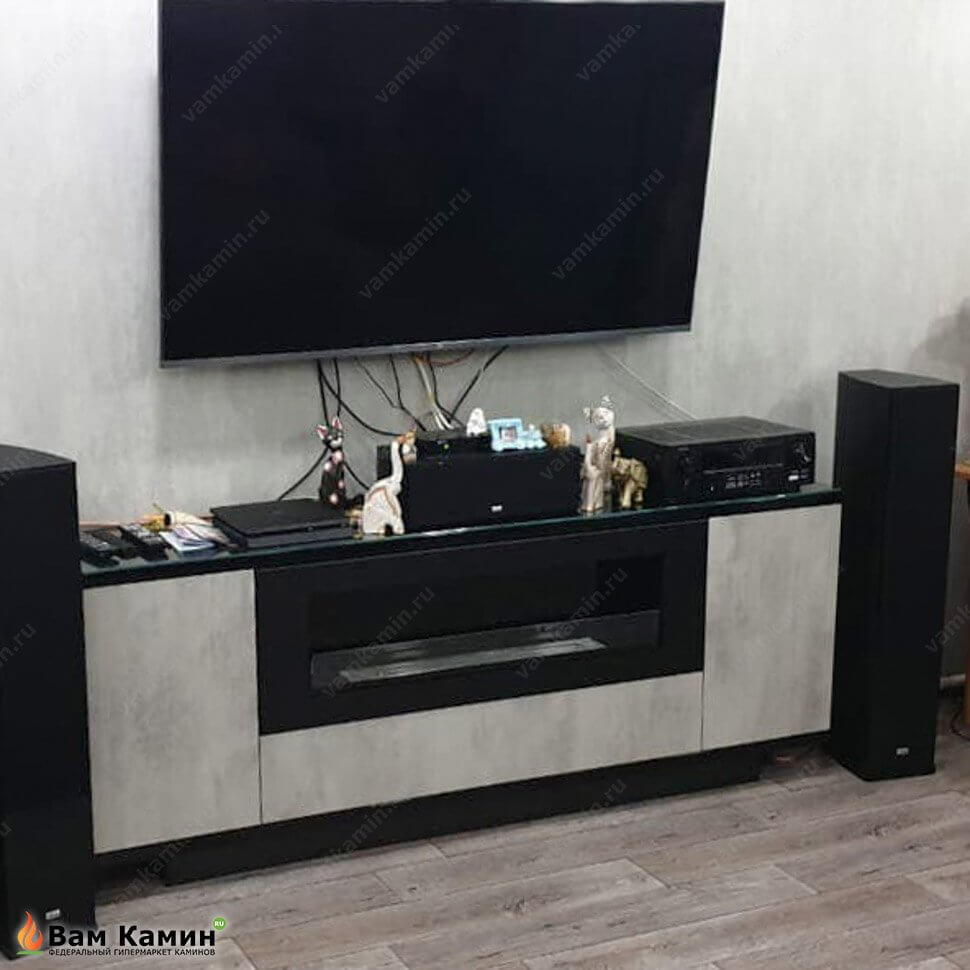 Биокамин встраиваемый SteelHeat LONG 1200 Small