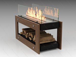 Напольный биокамин Lux Fire Радость