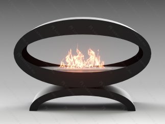 Напольный биокамин Lux Fire Эклипс 900