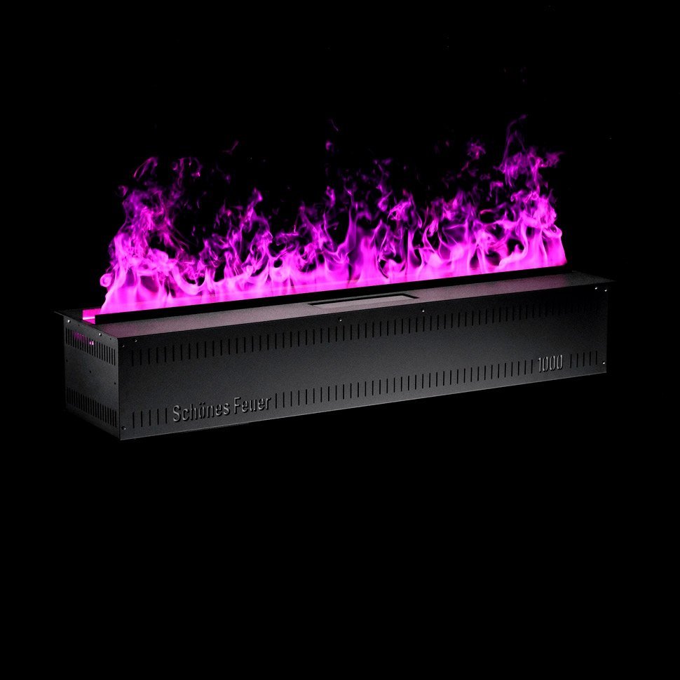 Электрический паровой камин Schones Feuer 3D Hot Line 800 PRO черный